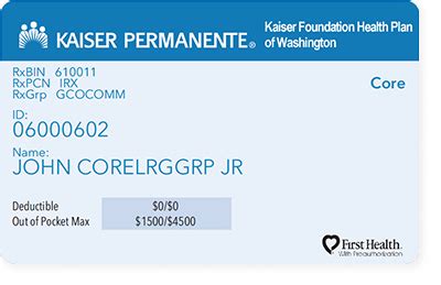 kaiser permanente smart health card|Kaiser Permanente Health plan.